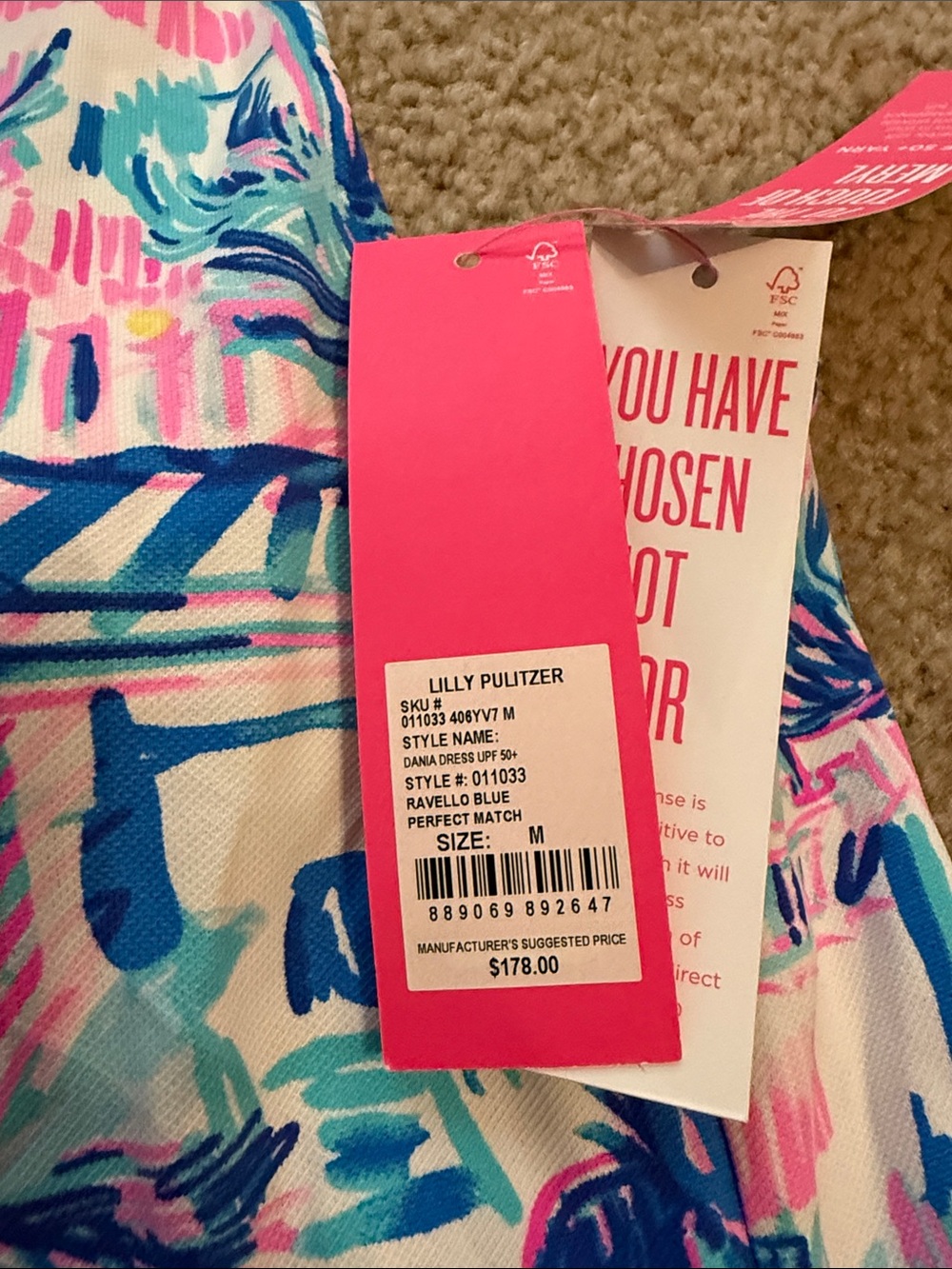 Lilly Pulitzer Luxletic Dania Dress - Picture 2 of 3